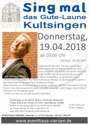 Tickets für Sing mal - das Gute-Laune Kultsingen am 19.04.2018 - Karten kaufen